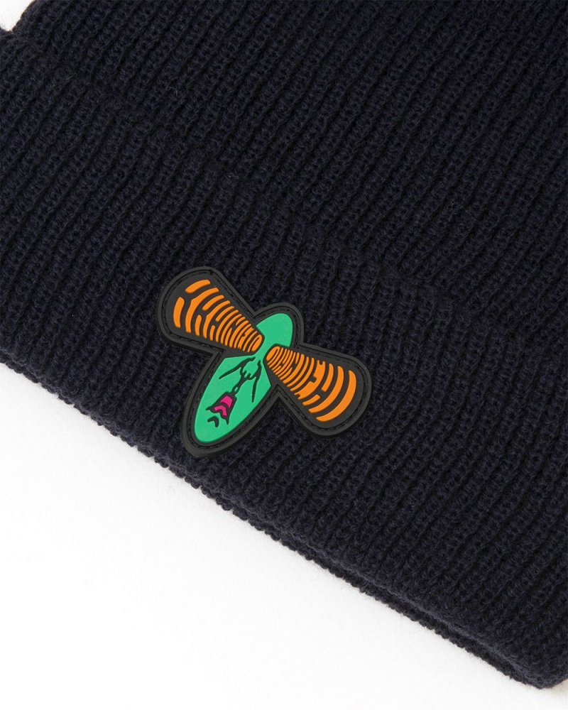 Navy Brain Dead Brain Eyes Beanie | AU 5329716-LU