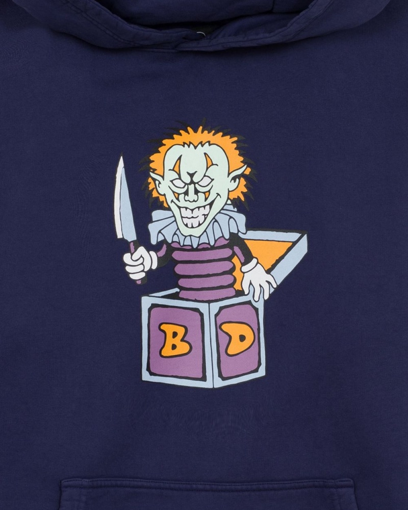 Navy Brain Dead Clownin' Hoodie | AU 3704512-ZW