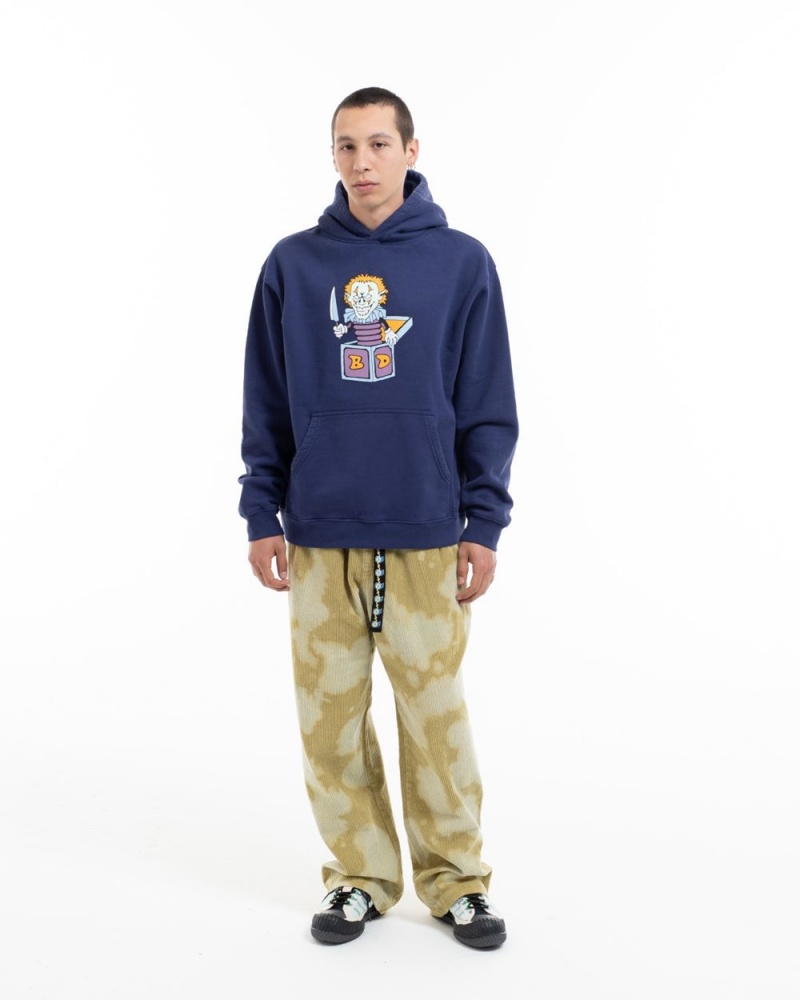 Navy Brain Dead Clownin' Hoodie | AU 3704512-ZW