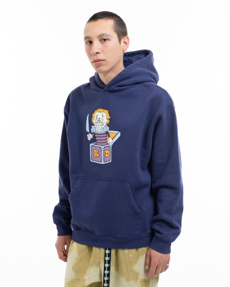 Navy Brain Dead Clownin' Hoodie | AU 3704512-ZW