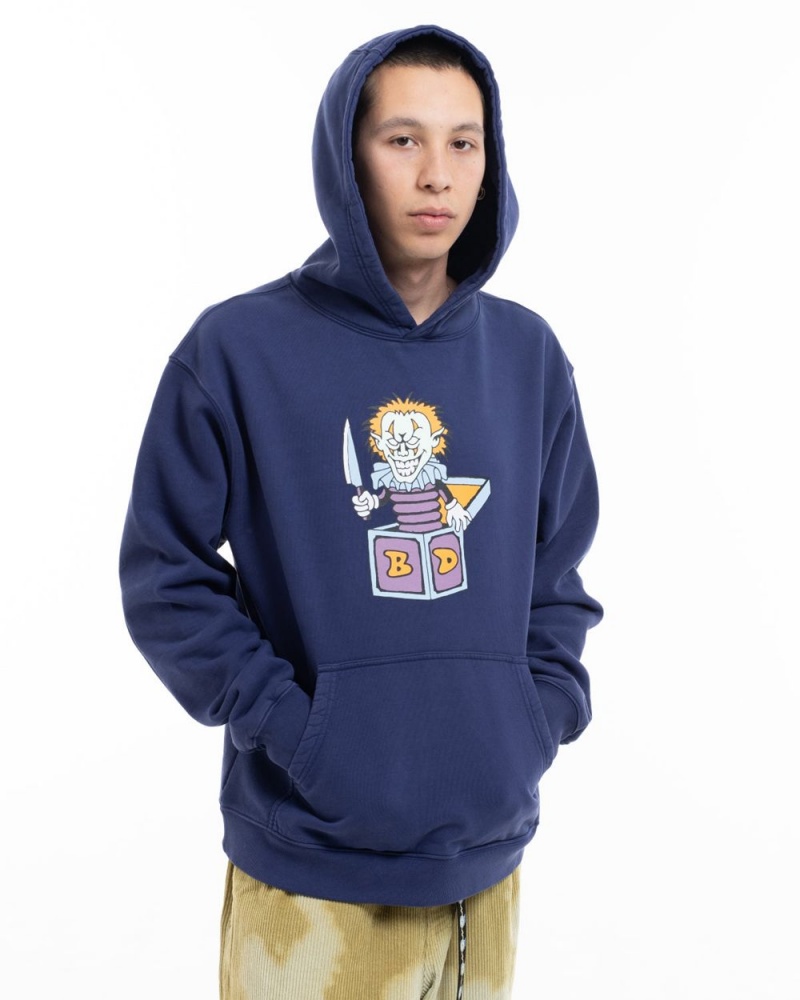 Navy Brain Dead Clownin' Hoodie | AU 3704512-ZW