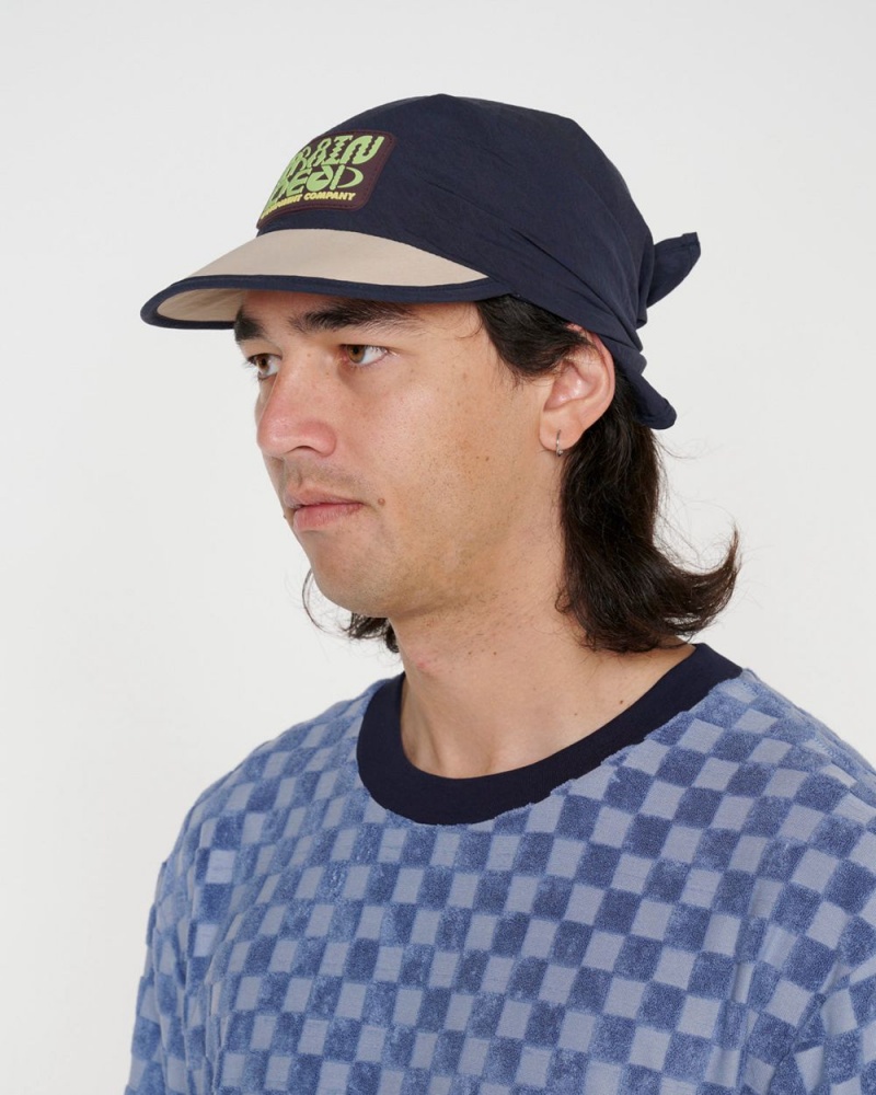 Navy Brain Dead Equipment Company Bandana Hat | AU 3709628-BV