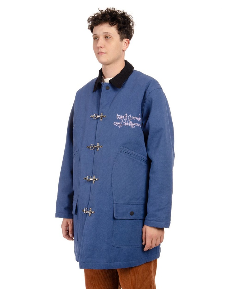 Navy Brain Dead Foraging Coat Jacket | AU 2915367-HN