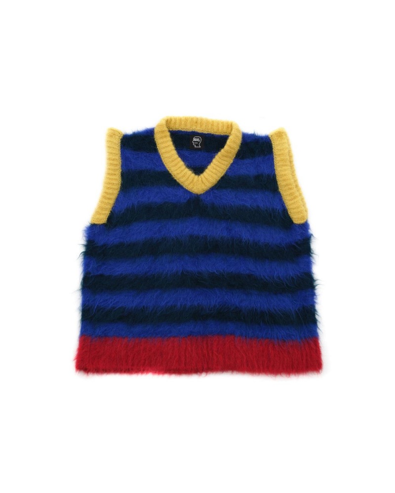 Navy Brain Dead Lulu Knit Sweater Vest | AU 9143708-JD