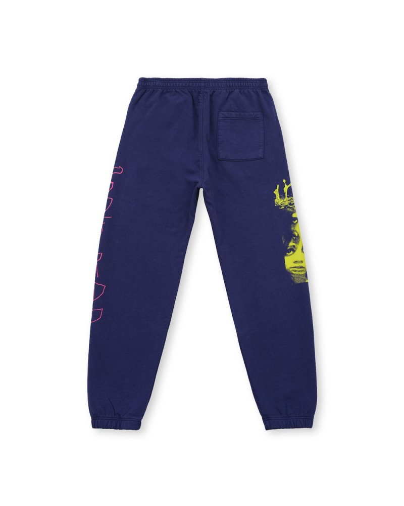 Navy Brain Dead Seeing Double Sweat Pant | AU 5914860-VY