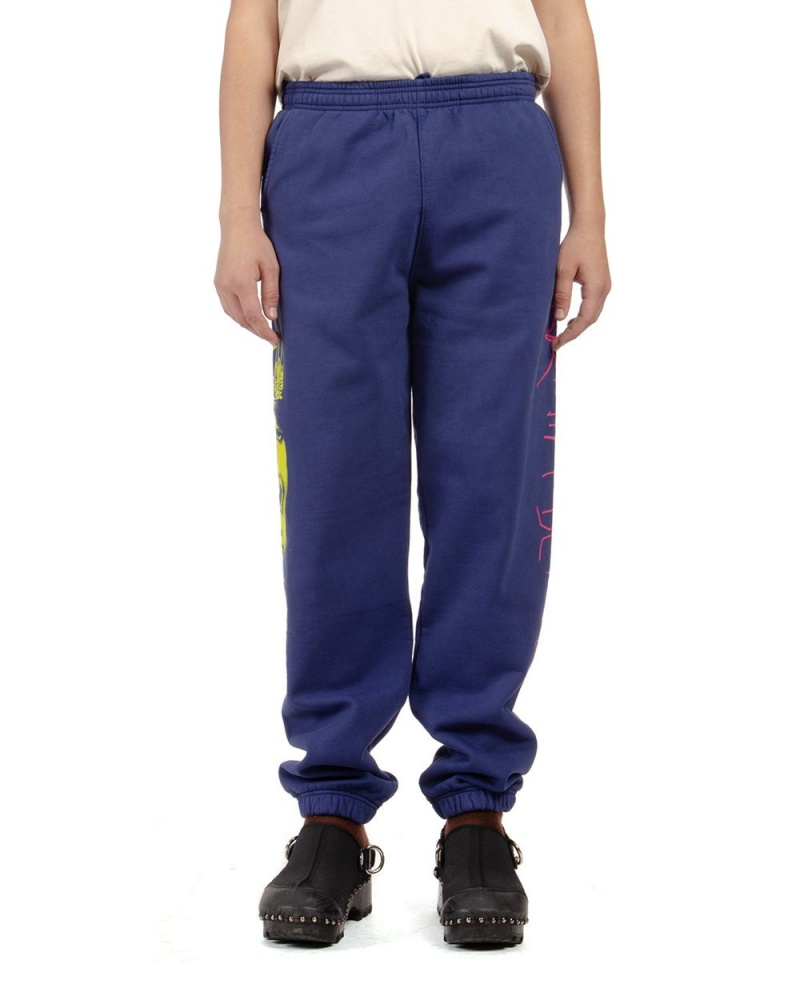 Navy Brain Dead Seeing Double Sweat Pant | AU 5914860-VY