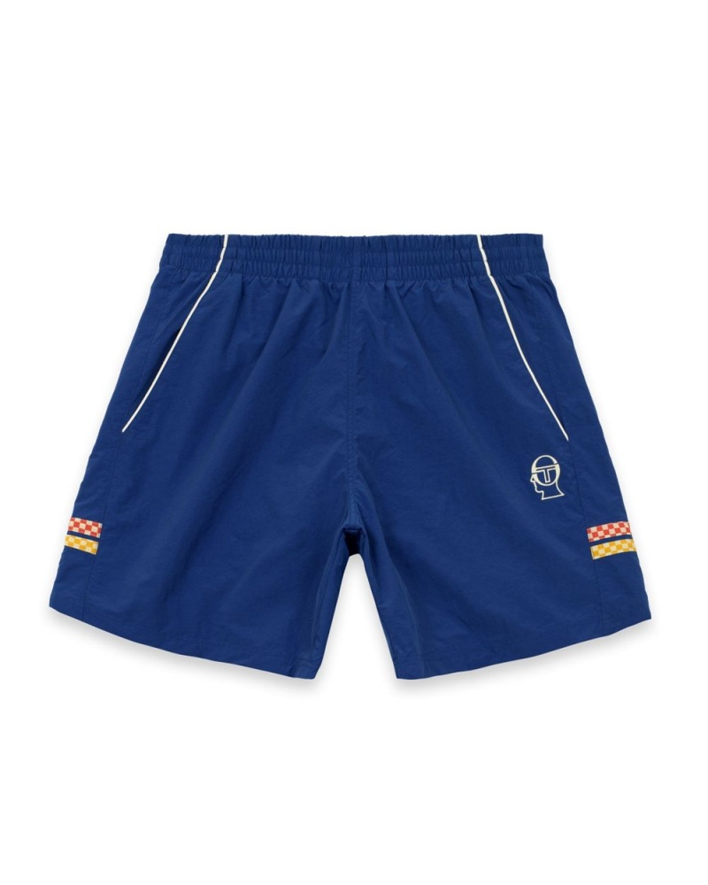 Navy Brain Dead Sergio Tacchini X Shorts | AU 7543612-NM