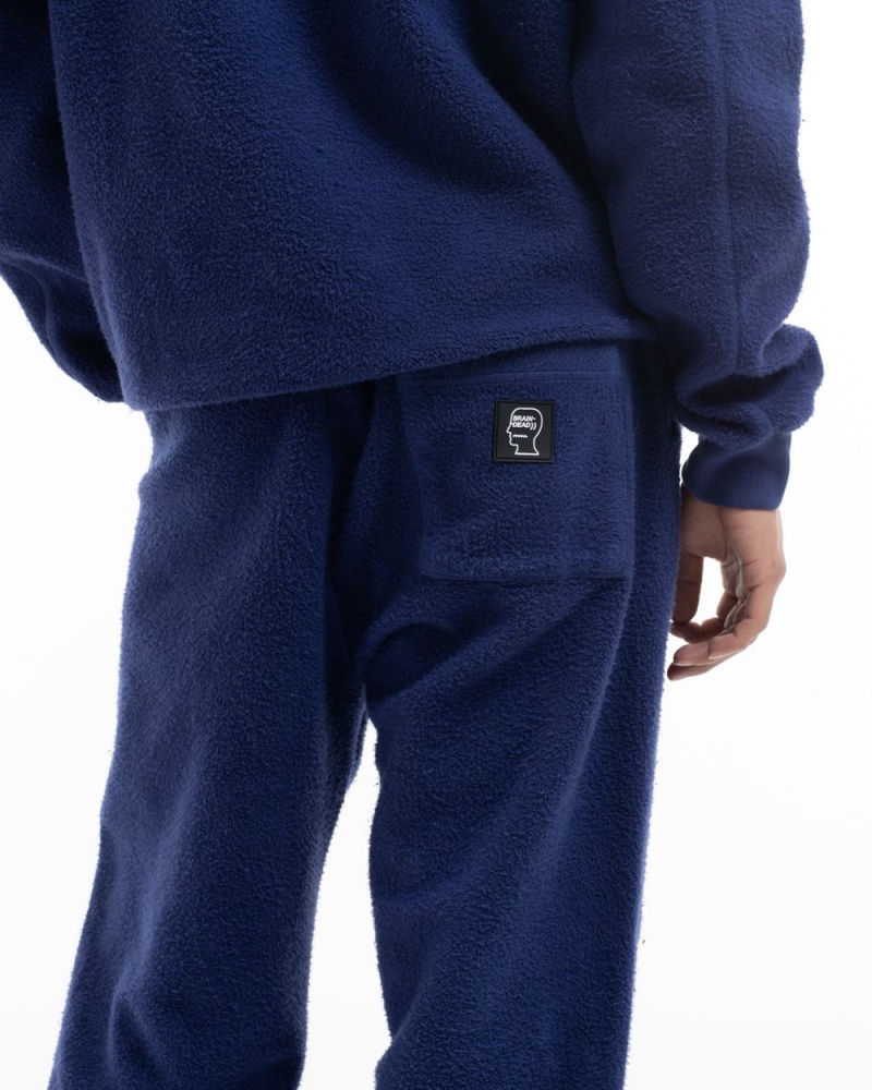 Navy Brain Dead Slime Reverse Fleece Sweat Pant | AU 5468712-LX