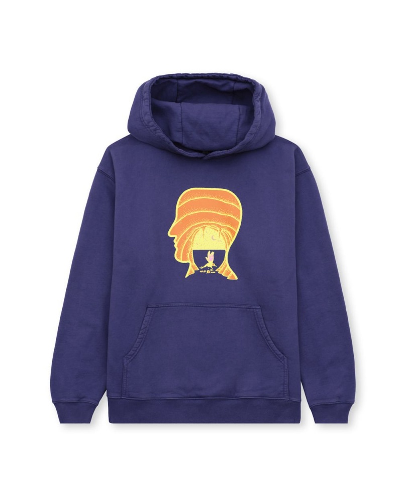 Navy Brain Dead Tongue Demon Hoodie | AU 1089732-FV