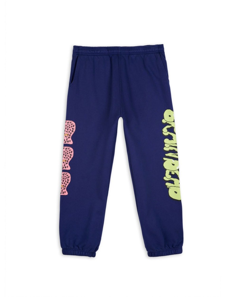 Navy Brain Dead Worm Hole Sweatpant | AU 4018725-ET