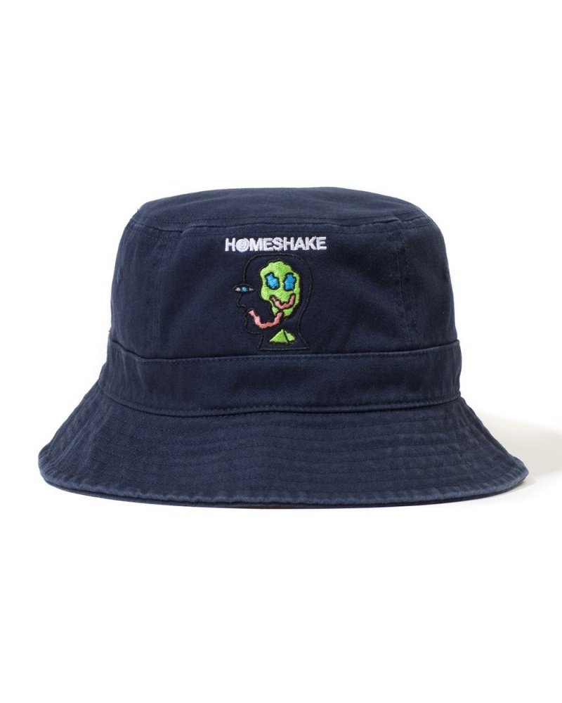 Navy Brain Dead X Homeshake Under The Weather Bucket Hat | AU 6781059-CY