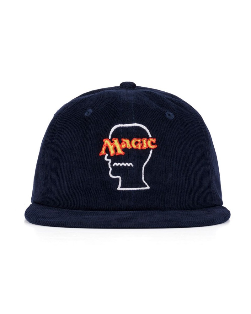 Navy Brain Dead X Magic: The Gathering Logo Lock Corduroy Hat | AU 9725641-NZ