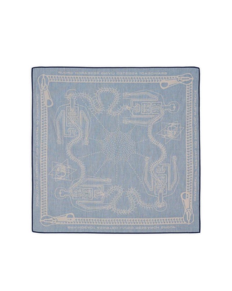 Navy Brain Dead Zipper Bandana Homeware | AU 4386071-SC