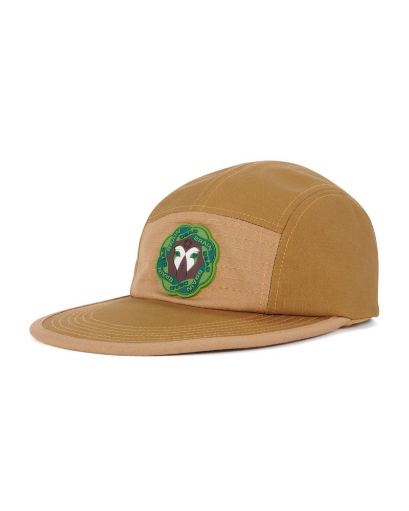 Olive Brain Dead Anglers 5 Panel Camp Hat | AU 2849637-PF