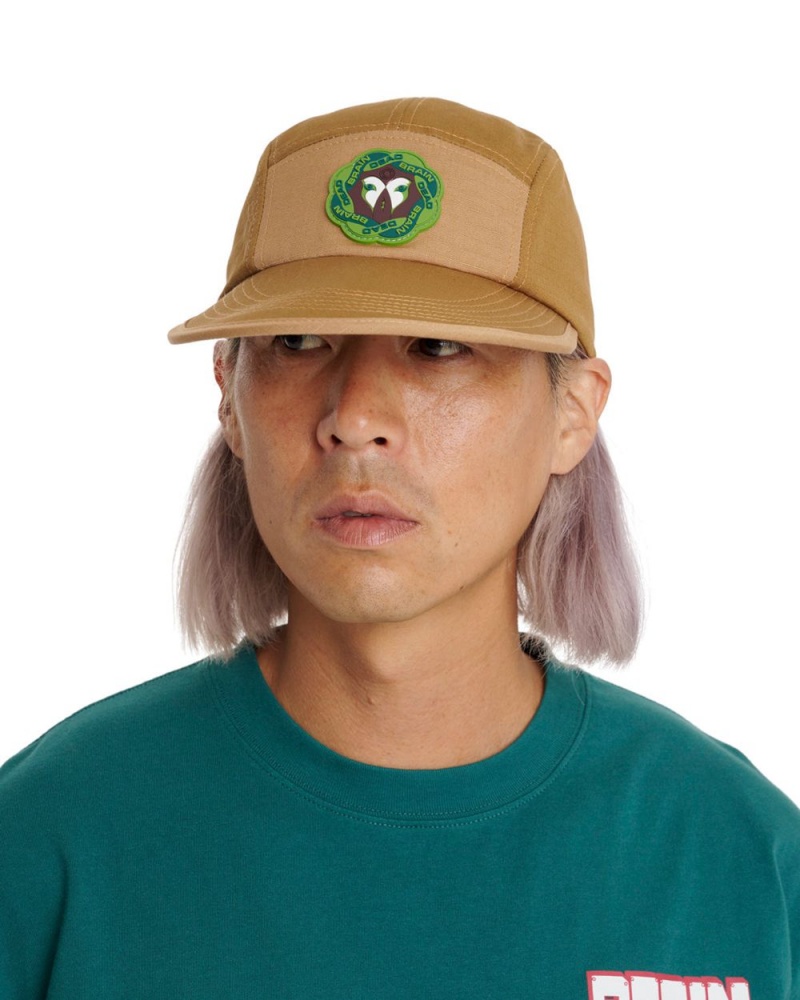 Olive Brain Dead Anglers 5 Panel Camp Hat | AU 2849637-PF