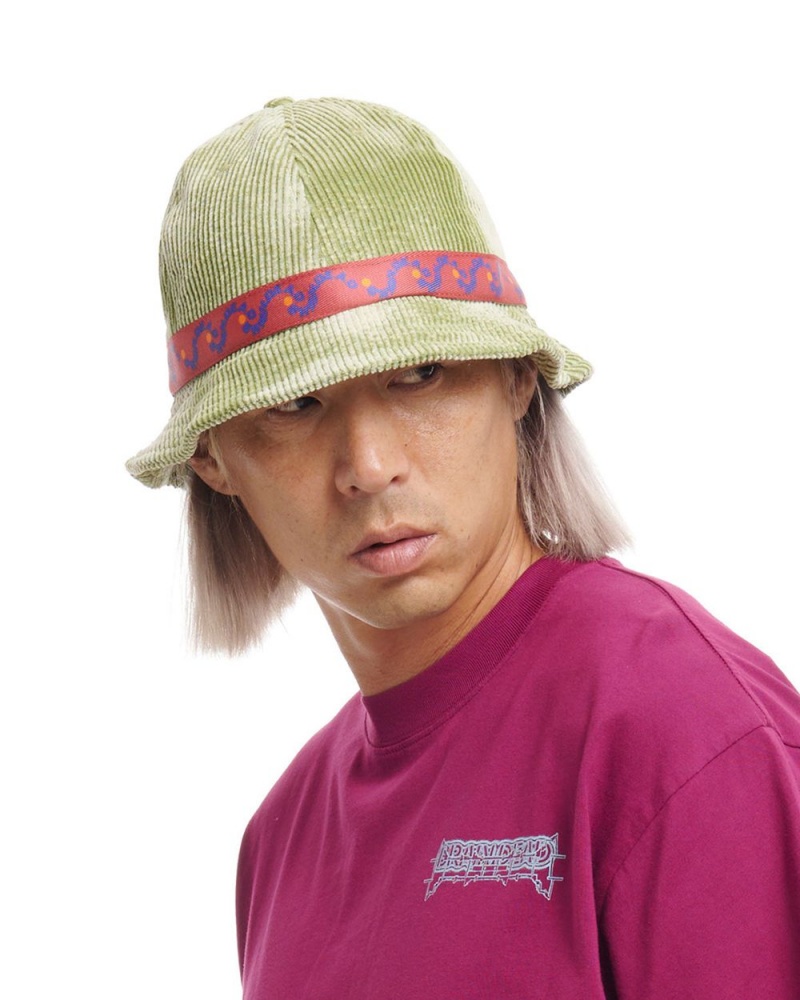 Olive Brain Dead Bd Wave Bell Bucket Hat | AU 6972418-JN