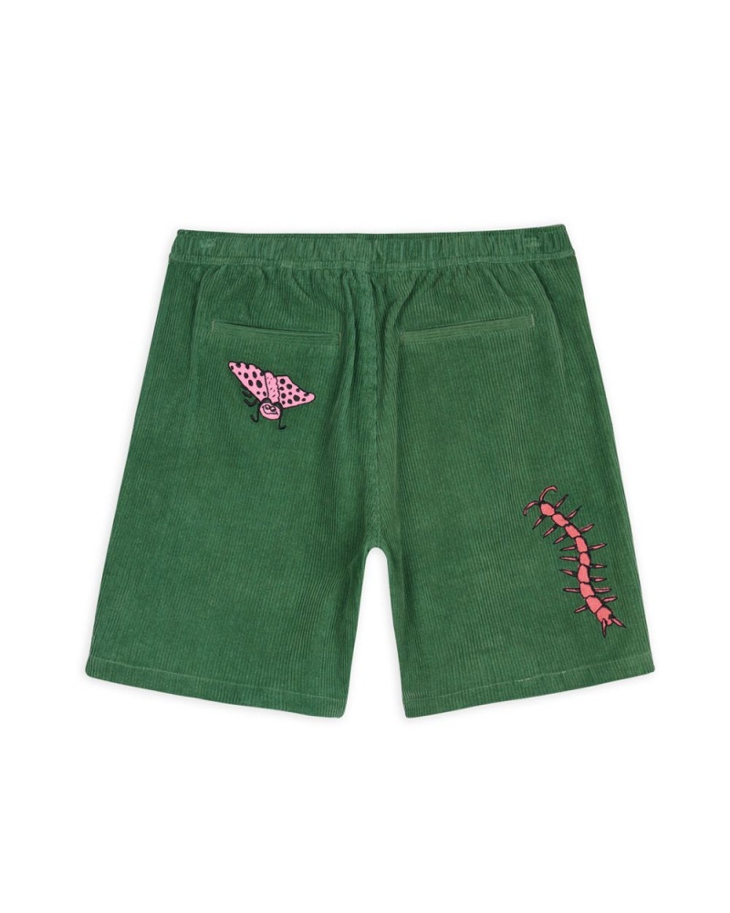 Olive Brain Dead Buggin' Out Baggy Climber Shorts | AU 1842653-TH