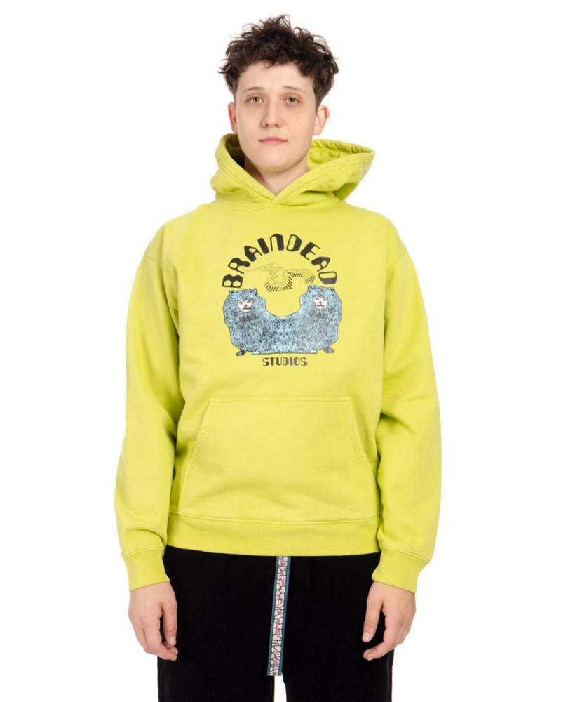 Olive Brain Dead Conjoined Hoodie | AU 2056348-WL