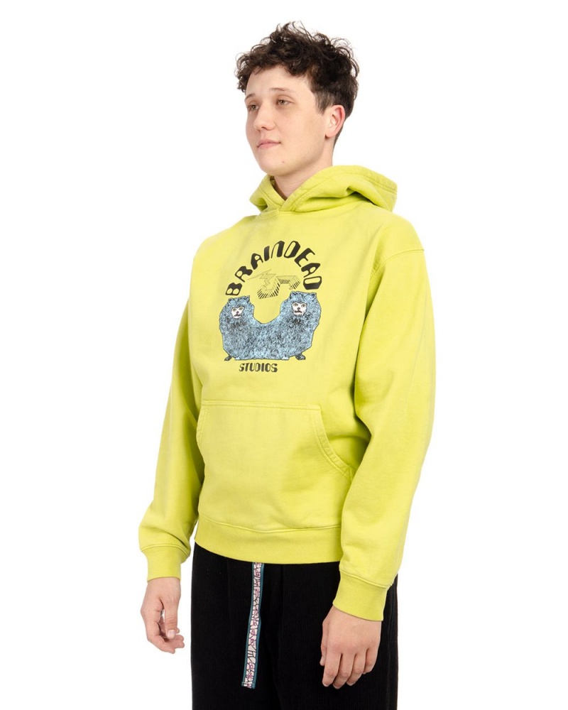 Olive Brain Dead Conjoined Hoodie | AU 2056348-WL