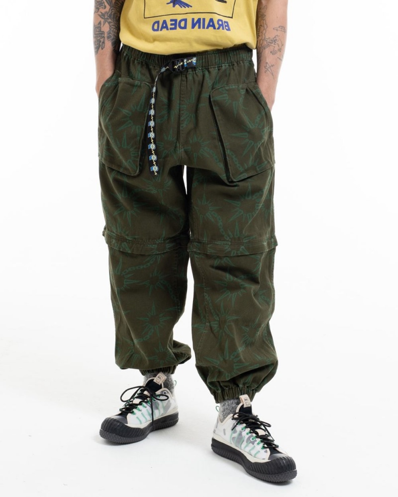 Olive Brain Dead Convertible Razor Climbing Pant | AU 6574238-MO