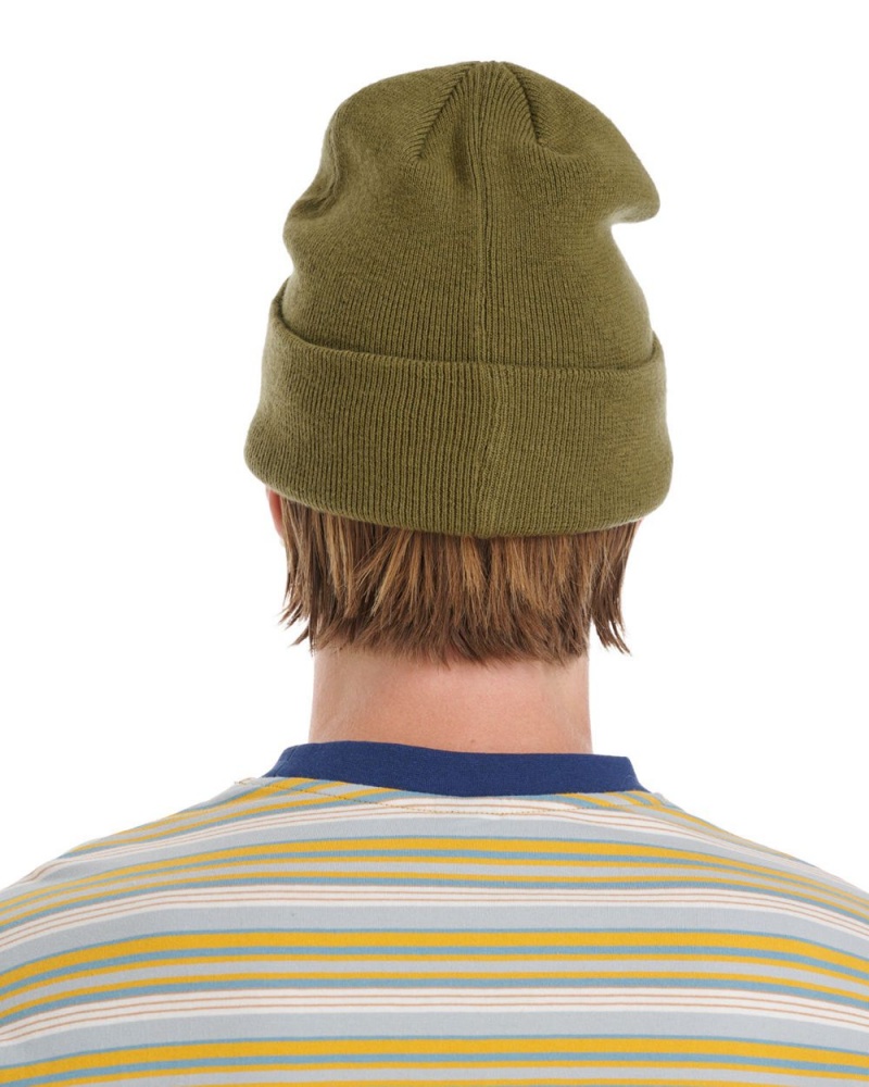 Olive Brain Dead Logo Head Wool Beanie | AU 3945270-KP