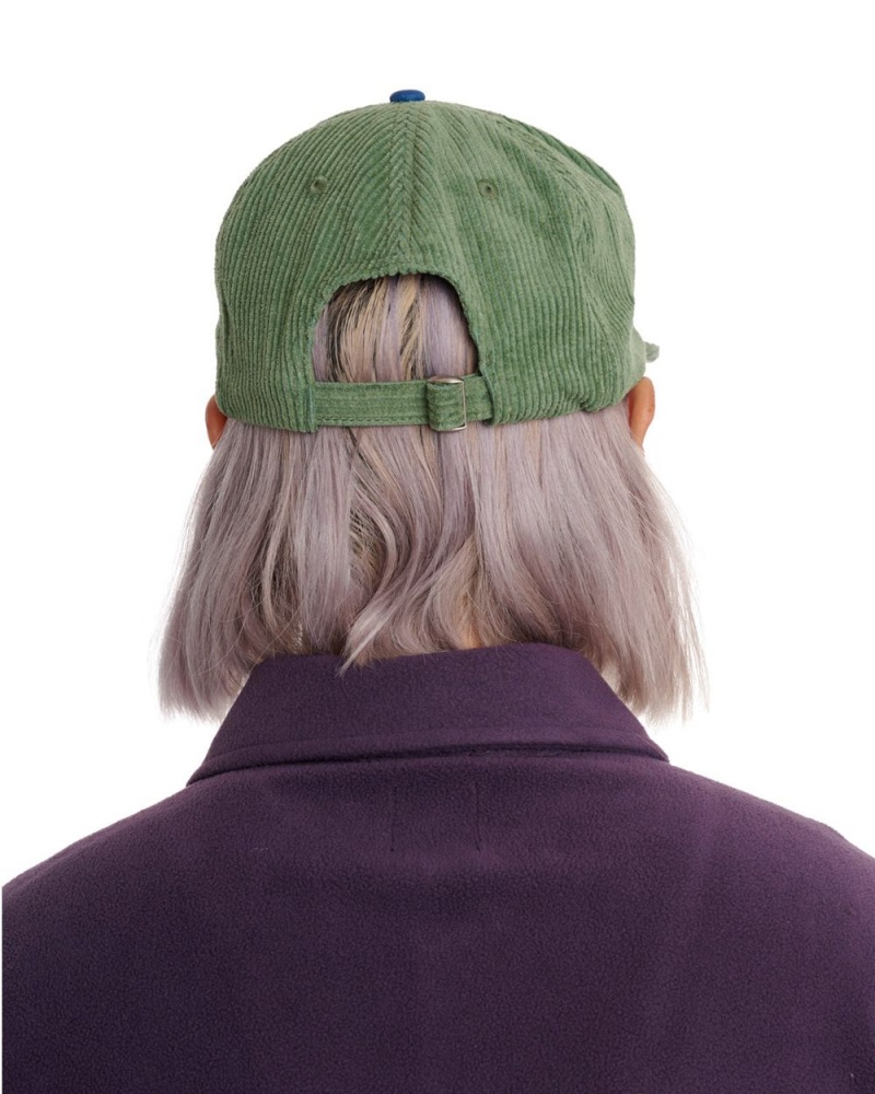 Olive Brain Dead Sludge Twill 6 Panel Cap | AU 1978542-OQ