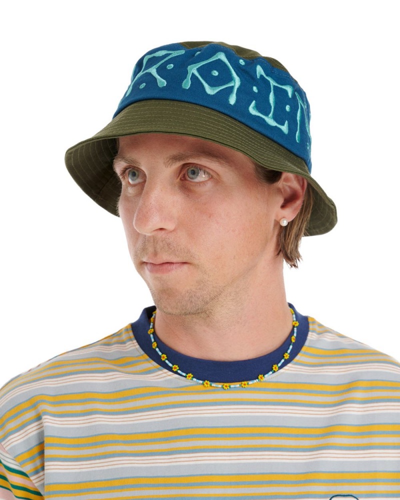 Olive Brain Dead Ufo Twill Bucket Hat | AU 9174806-MI