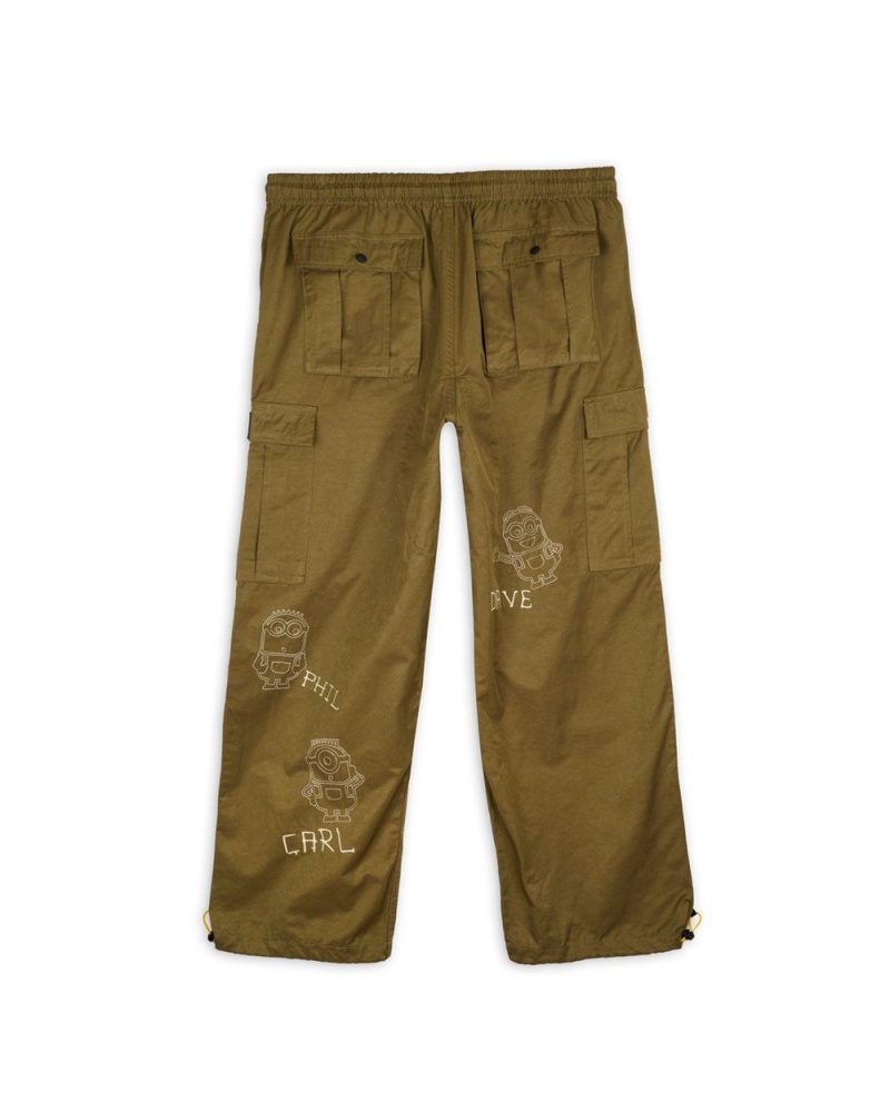 Olive Brain Dead X Minions Kevin's Plan Flight Pant | AU 7925836-YE