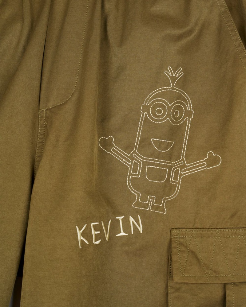 Olive Brain Dead X Minions Kevin's Plan Flight Pant | AU 7925836-YE