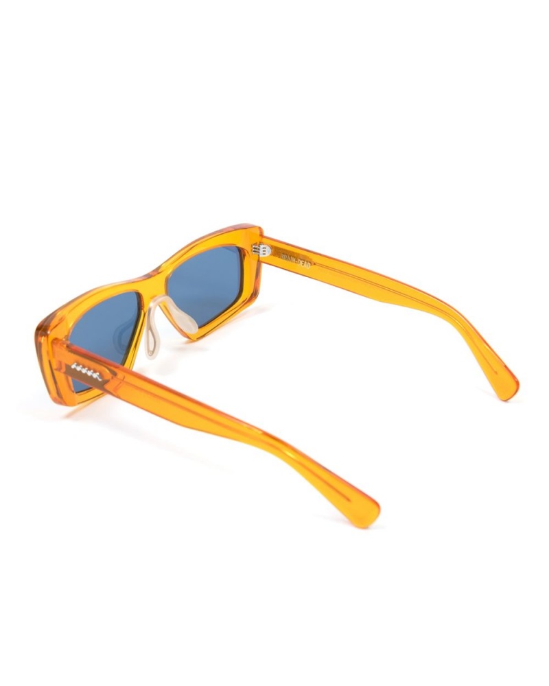 Orange Blue Brain Dead Kopelman Post Modern Primitive Eye Protection Sunglasses | AU 7235806-UY