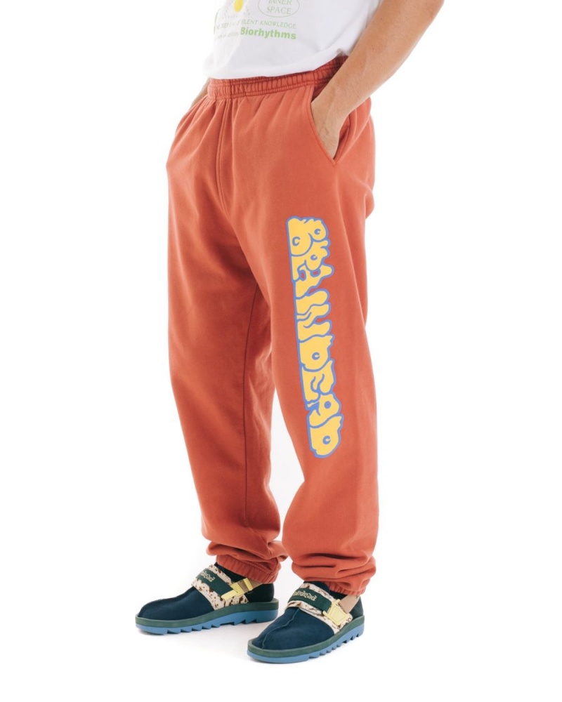 Orange Brain Dead Bubble Sweat Pant | AU 8041569-ID