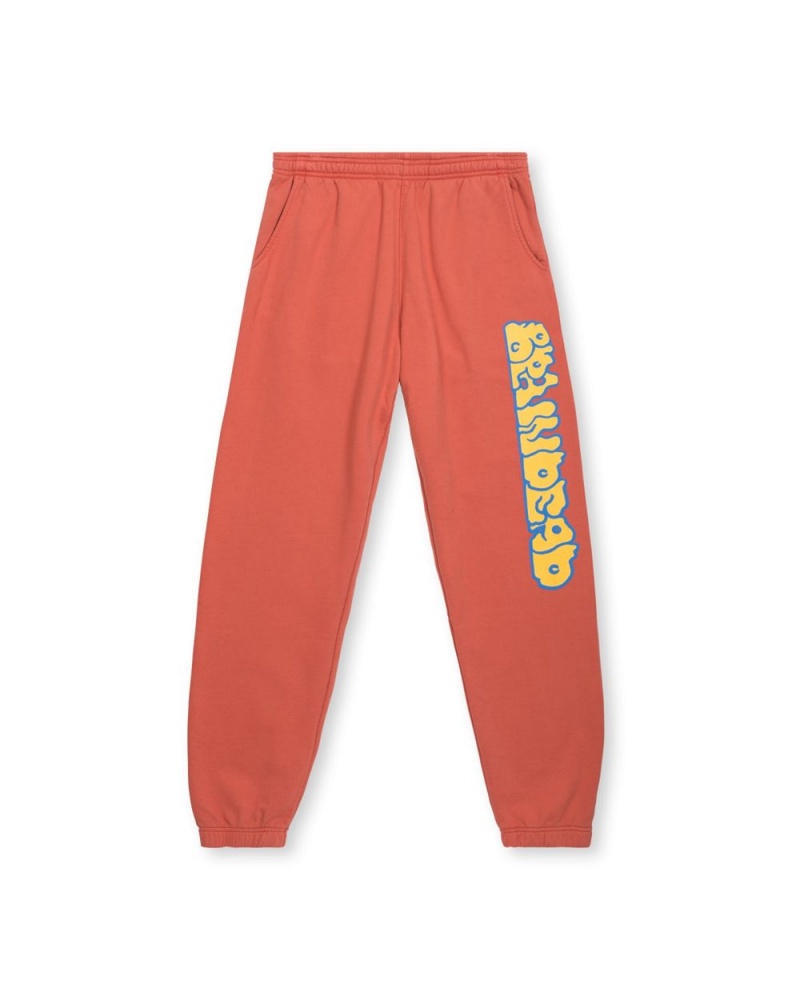 Orange Brain Dead Bubble Sweat Pant | AU 8041569-ID