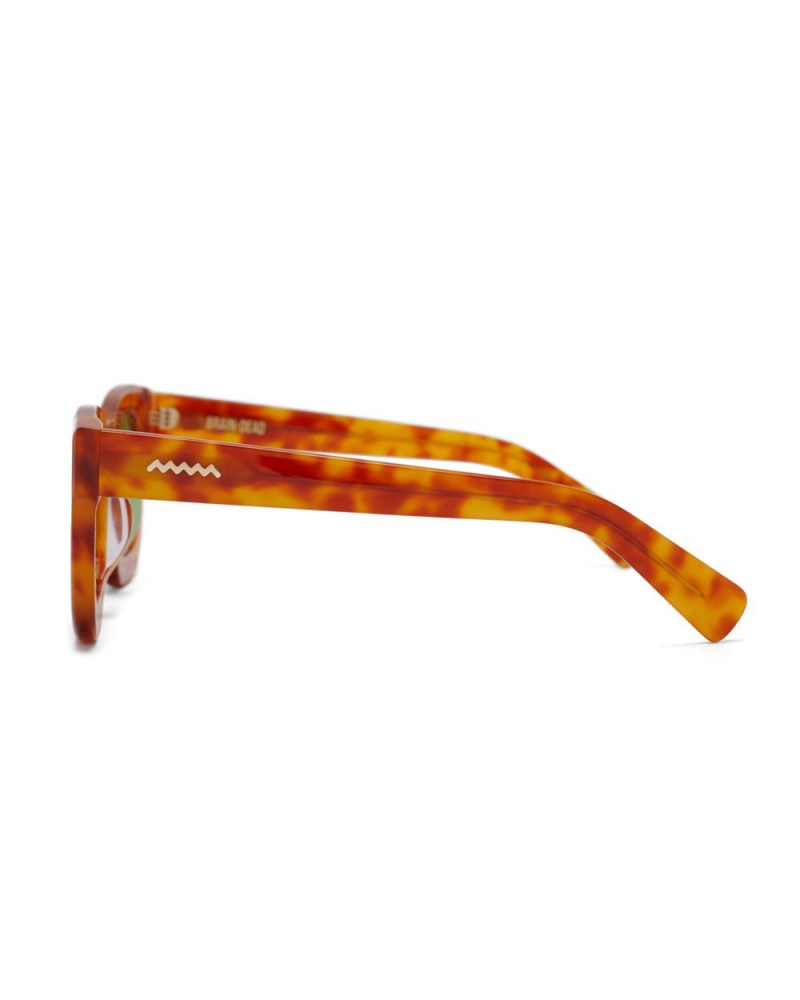 Orange Brain Dead Elia Post Modern Primitive Eye Protection Sunglasses | AU 5624830-LV