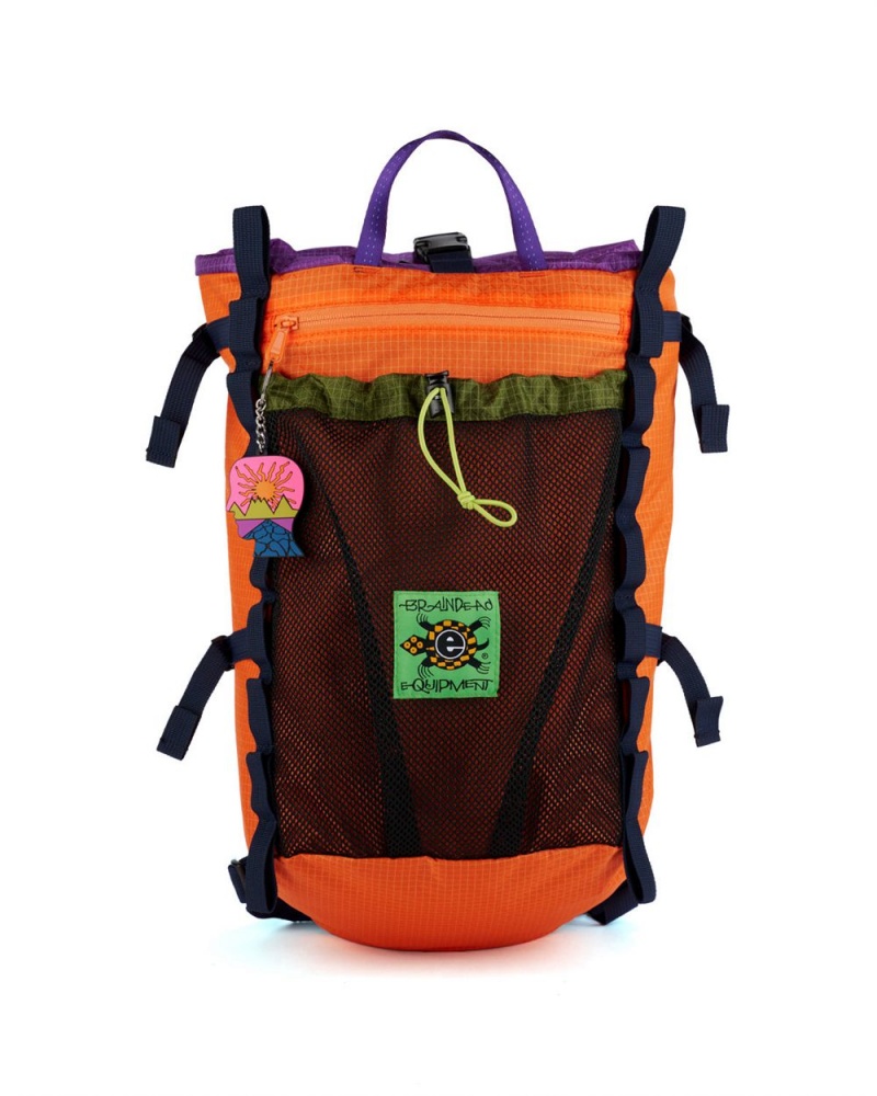 Orange Brain Dead Equipment Climbing Backpack Bag | AU 4268501-LH