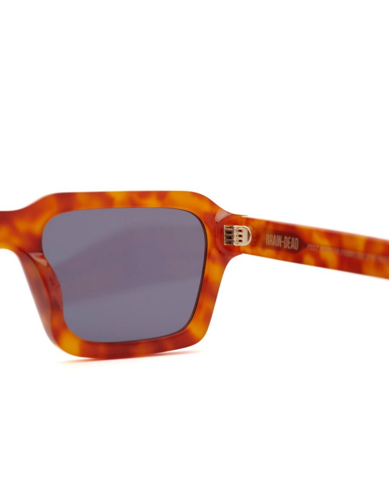 Orange Brain Dead Staunton Post Modern Primitive Eye Protection Sunglasses | AU 9670514-TW