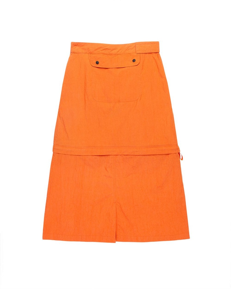 Orange Brain Dead Washed Out Convertible Skirt | AU 4257609-WS