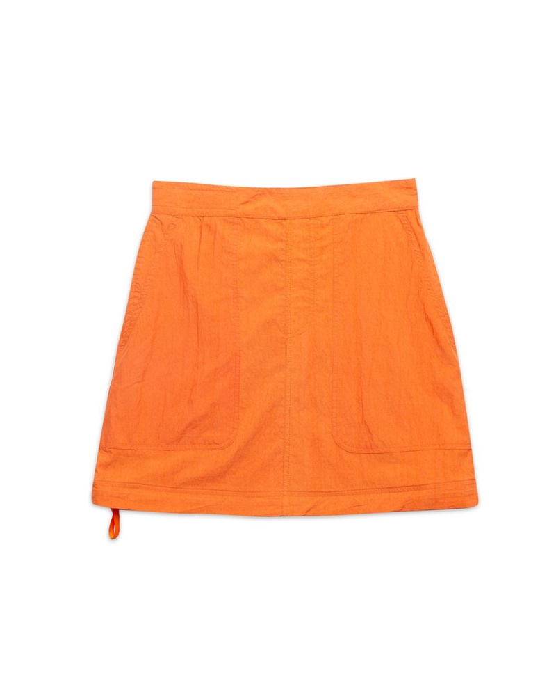 Orange Brain Dead Washed Out Convertible Skirt | AU 4257609-WS