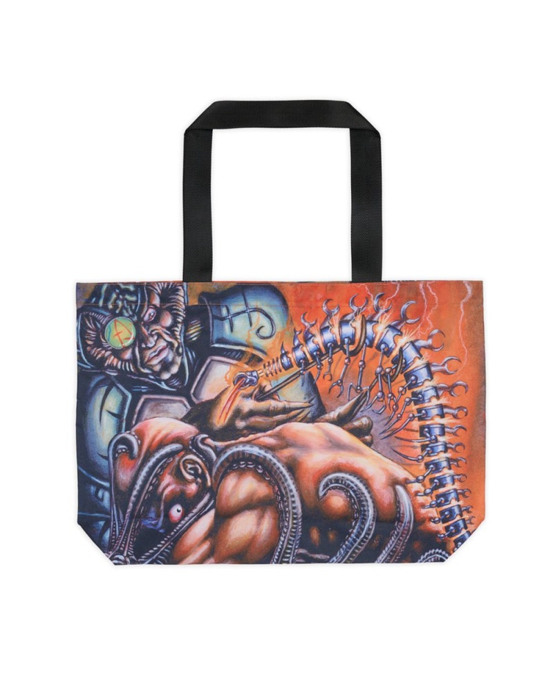 Orange Brain Dead X Magic: The Gathering Spinal Graft Tote Bag | AU 7304562-BG