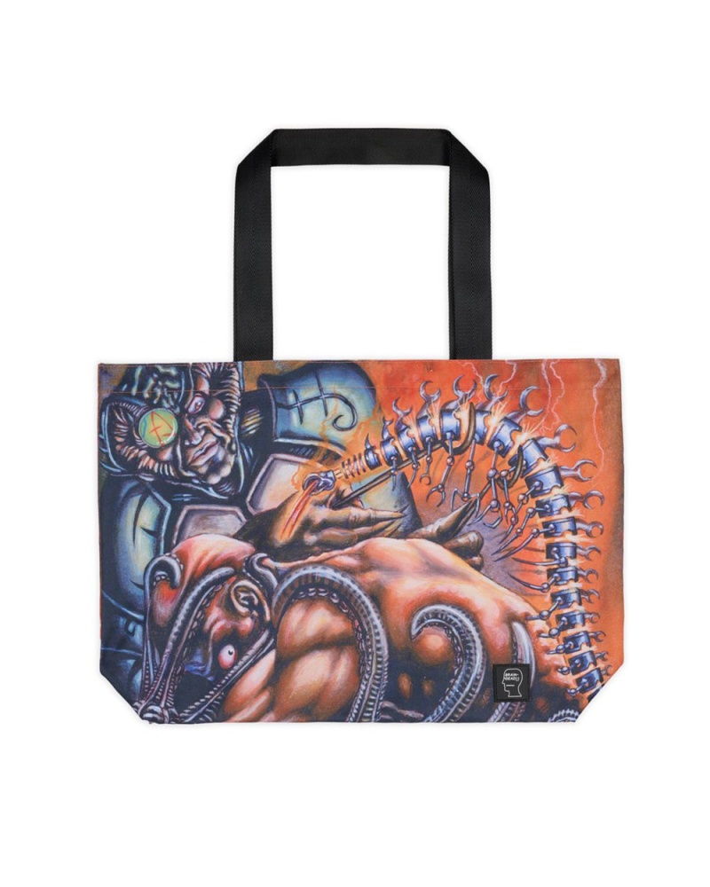 Orange Brain Dead X Magic: The Gathering Spinal Graft Tote Bag | AU 7304562-BG