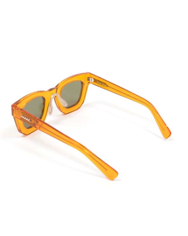 Orange Green Brain Dead Elia Post Modern Primitive Eye Protection Sunglasses | AU 0153749-RP