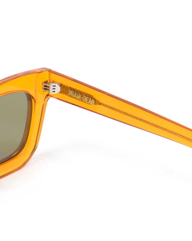 Orange Green Brain Dead Elia Post Modern Primitive Eye Protection Sunglasses | AU 0153749-RP