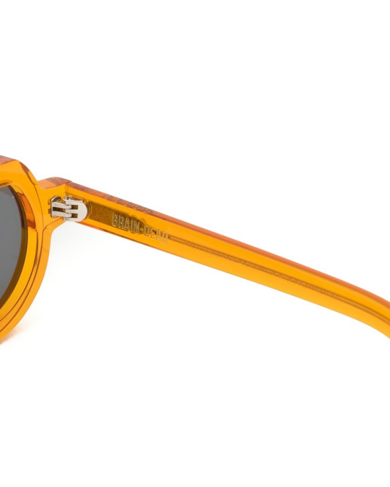 Orange Silver Brain Dead Tani Post Modern Primitive Eye Protection Sunglasses | AU 8054691-RW