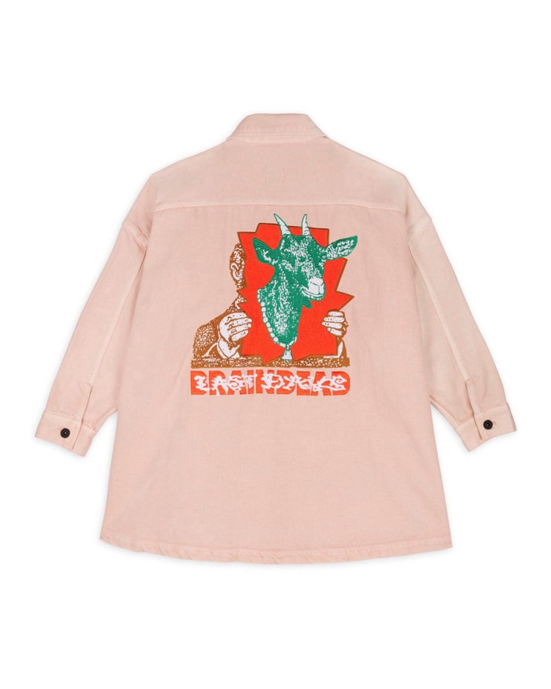 Pink Brain Dead Denim Goat Swing Jacket | AU 4053891-TP