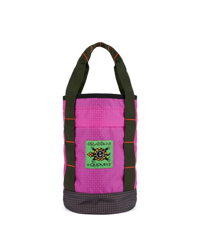 Pink Brain Dead Equipment Cinched Chalk Bag | AU 2483605-QB