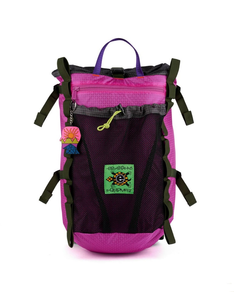 Pink Brain Dead Equipment Climbing Backpack Bag | AU 2719843-TV