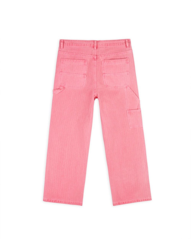 Pink Brain Dead Herringbone Utility Pant | AU 7519026-DB