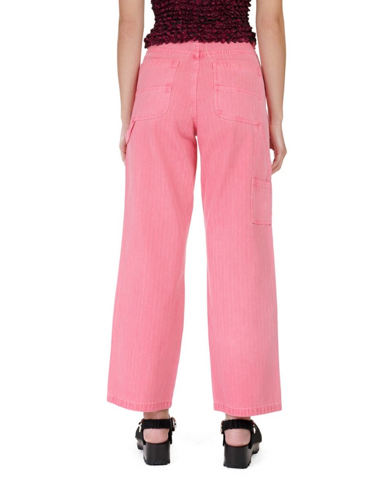 Pink Brain Dead Herringbone Utility Pant | AU 7519026-DB