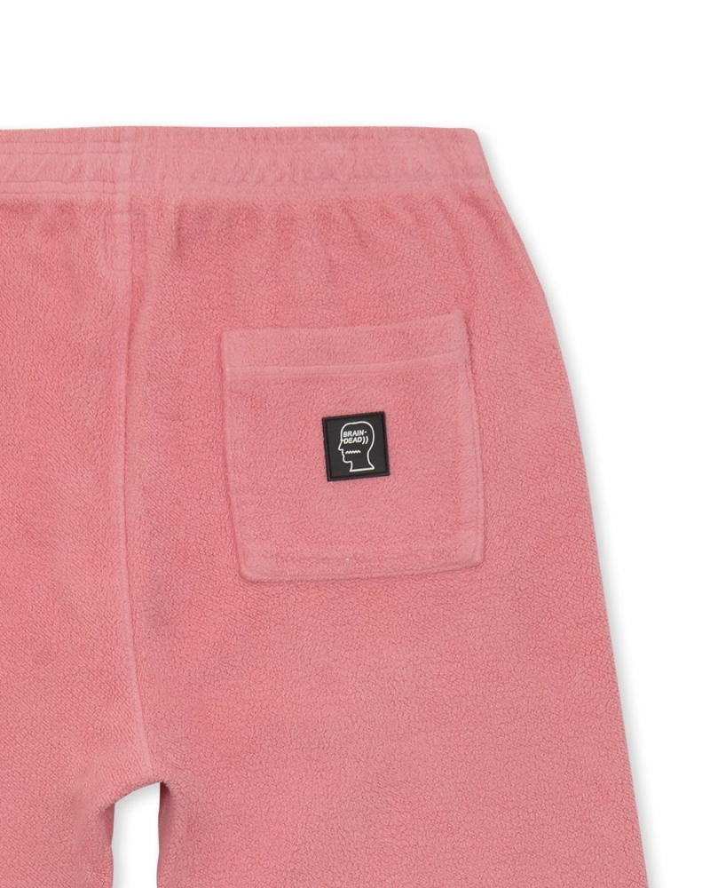 Pink Brain Dead Reverse Fleece SweatW/Pvc Pant | AU 5927461-KR