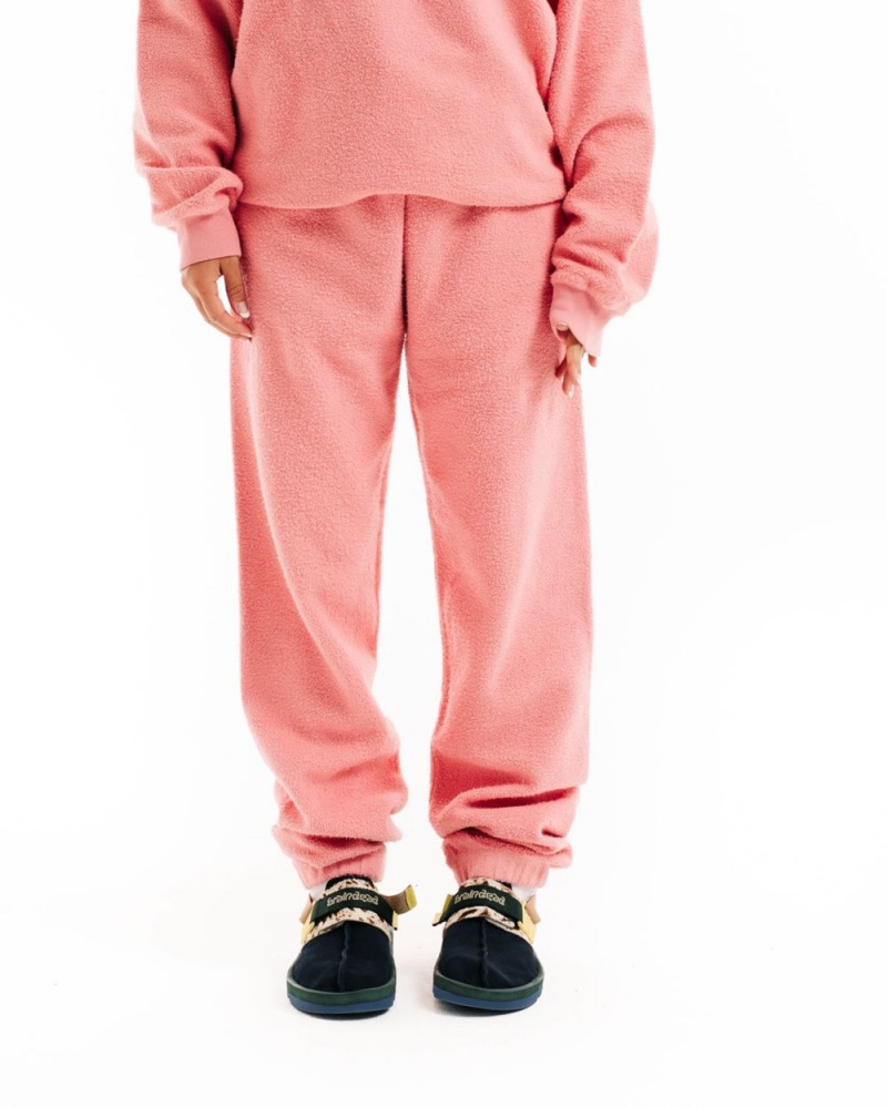 Pink Brain Dead Reverse Fleece SweatW/Pvc Pant | AU 5927461-KR