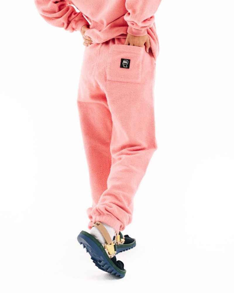 Pink Brain Dead Reverse Fleece SweatW/Pvc Pant | AU 5927461-KR